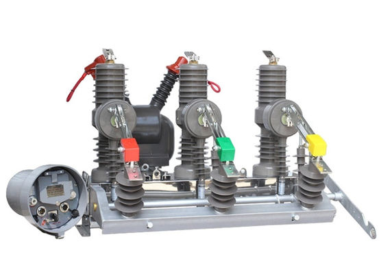 ZW32-12 ((F) Serie de alta tensión interruptor de vacío con controlador manual/seccionador automático de acero inoxidable