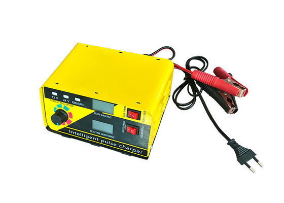 Cargador de batería de motor de litio Paulse Reparación para cualquier batería de vehículo con pantalla digital Cargador de batería automático