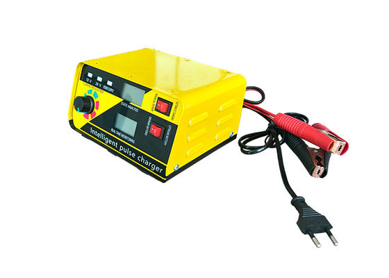 HAS-L-618D Cargador de batería de motor Display LED de color amarillo Cargador de batería de litio Smart Battery Maintainer