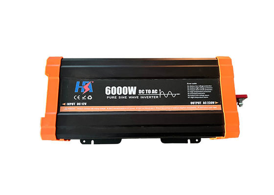 HAS fabricación Invertidor de energía para el hogar 6000w de alta potencia de alta eficiencia DC a inversor de CA utilizado en el hogar / al aire libre / coche / barco
